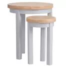 Elberry Round Nest Of 2 Tables Grey additional 3