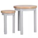 Elberry Round Nest Of 2 Tables Grey additional 6
