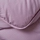 Night Lark Linen Print Coverless Duvet (Lilac Bloom) additional 2