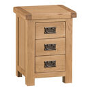 Country St Mawes 3 Drawer Bedside additional 2