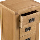 Country St Mawes Large 3 Drawer Bedside additional 5