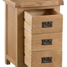 Country St Mawes Large 3 Drawer Bedside additional 4
