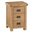 Country St Mawes Large 3 Drawer Bedside additional 2