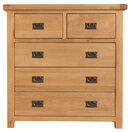 Country St Mawes 2 over 3 Drawer Chest additional 2