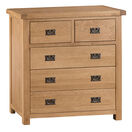 Country St Mawes 2 over 3 Drawer Chest additional 1