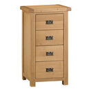 Country St Mawes 4 Drawer Narrow Chest additional 1