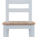 Tresco Grey Ladder Back Wooden Chair additional 1