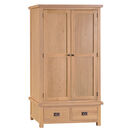 Country St Mawes 2 Door 2 Drawer Wardrobe additional 1