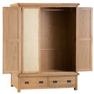 Country St Mawes 3 Door Wardrobe with Mirror additional 2