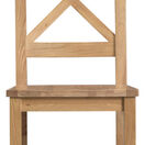 Country St Mawes Cross Back Wooden Dining Chair additional 4