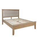Helston 5' Bed with fabric headboard additional 1