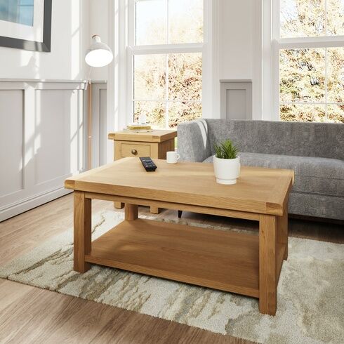 Country St Mawes Coffee Table  Medium Oak finish