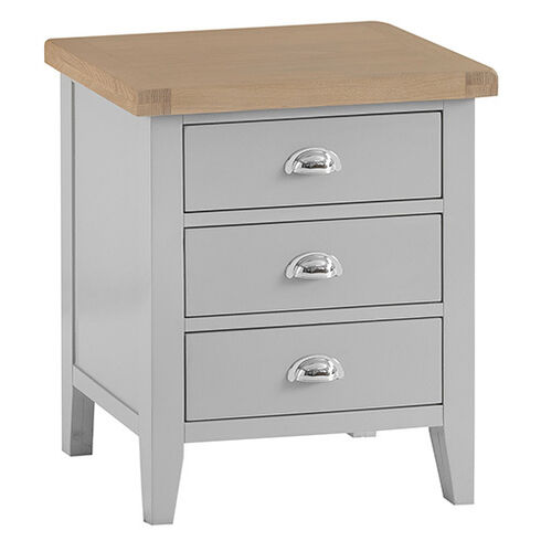 Tresco Grey Large Bedside Cabinet
