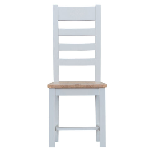 Tresco Grey Ladder Back Wooden Chair