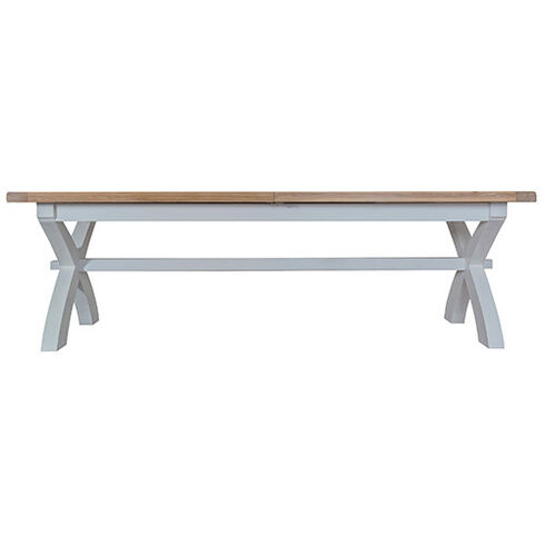 Tresco Grey 2.5m Cross Extending Table