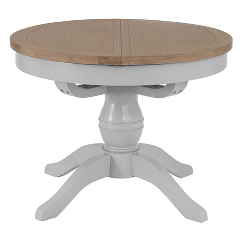 Tresco Grey Round Butterfly Extending Table