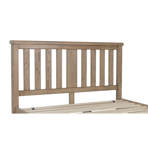 Helston 6' Bed with wooden headboard and drawer footboard